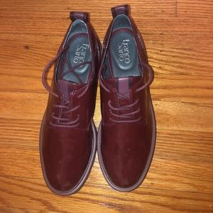 Franco Sarto Burgundy Balinlaced Oxfords